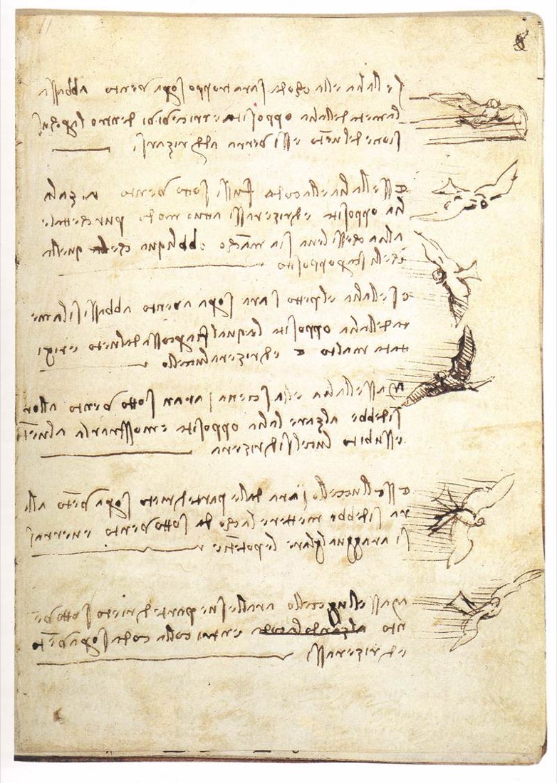 Leonardo — A flying machine