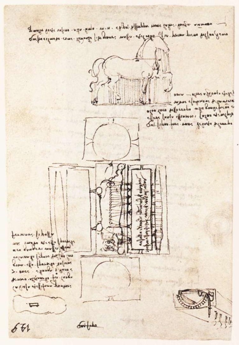Leonardo — The Sforza monument